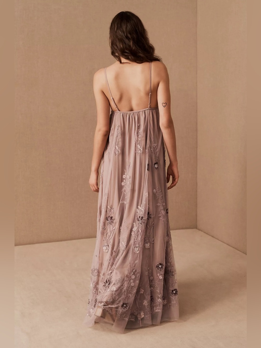 💕BHLDN ANTHROPOLOGY💕 Jules Beaded Maxi Dress ~ Boho Chic - Picture 3 of 8